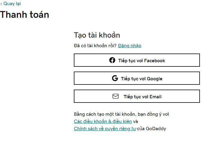 Hướng dẫn mua tên miền tại GoDaddy 7