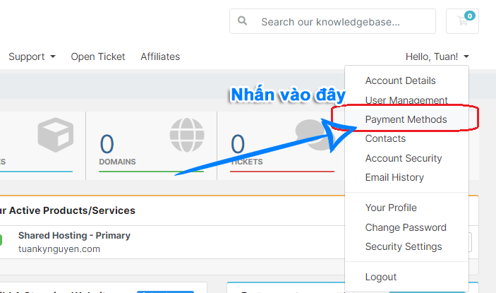 cách gia hạn hosting hawkhost hình 2