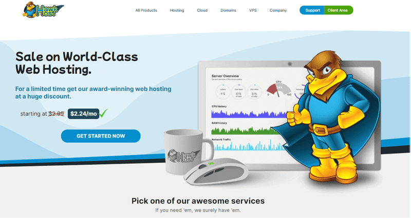 Hướng dẫn cách mua hosting Hawkhost 1