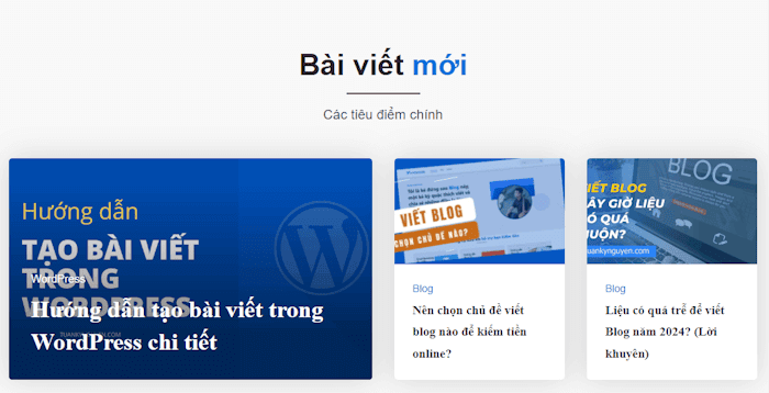 tạo bài viết trong wordpress bước 13