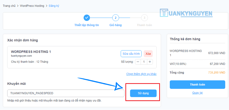 Hướng dẫn mua hosting Vietnix hình 6