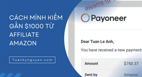 Kiếm tiền với Affiliate Amazon