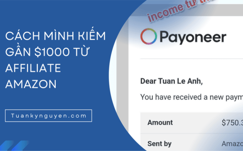 Kiếm tiền với Affiliate Amazon