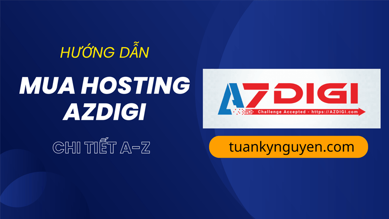 Hướng dẫn mua hosting AZDIGI