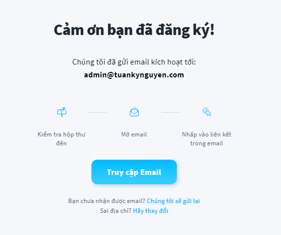cách tạo tài khoản email getresponse
