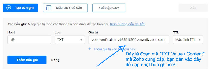 tạo email tên miền riêng miễn phí với Zoho 12