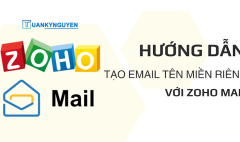 cách tạo email tên miền riêng miễn phí với Zoho