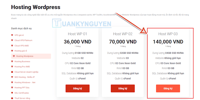 Hướng dẫn mua hosting Zhost 4