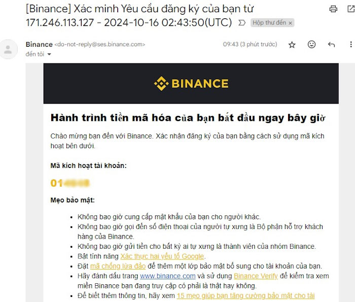 Hướng dẫn đăng ký tài khoản Binance 2