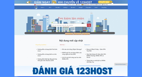 đánh giá 123host