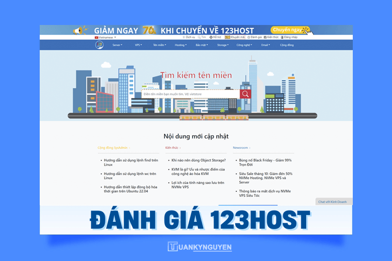 đánh giá 123host