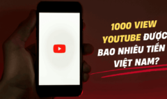 1000 view youtube được bao nhiêu tiền ở việt nam
