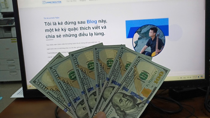 Thu nhập từ viết blog