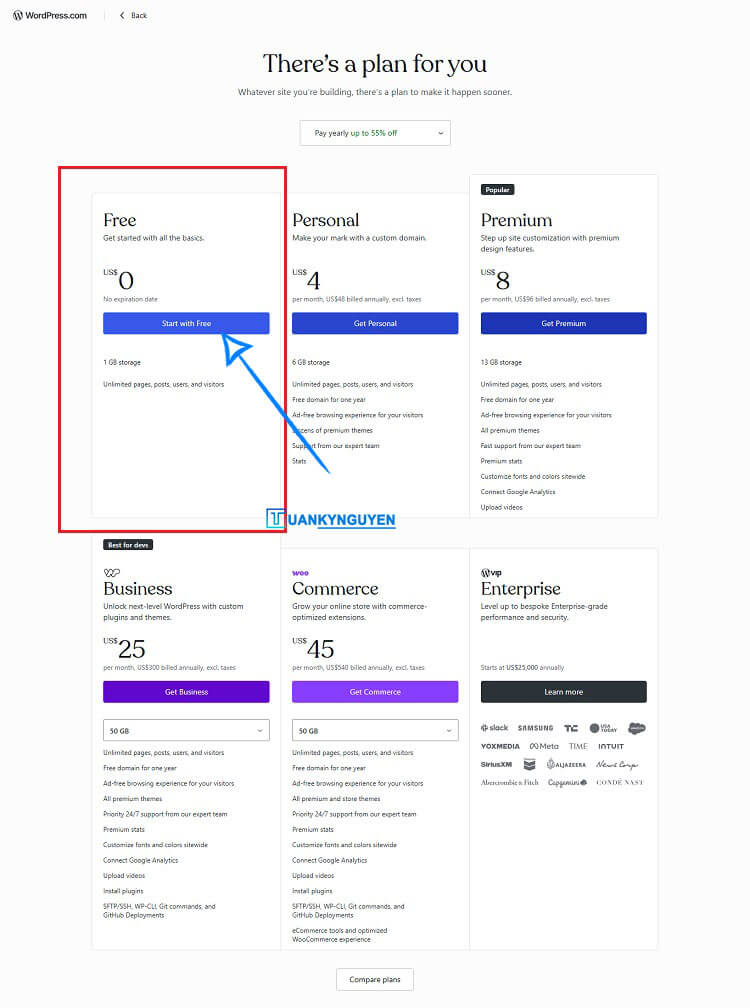 tạo blog WordPress 7