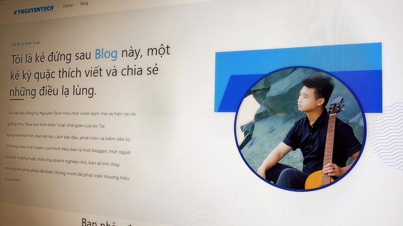 Giao diện blog cũ