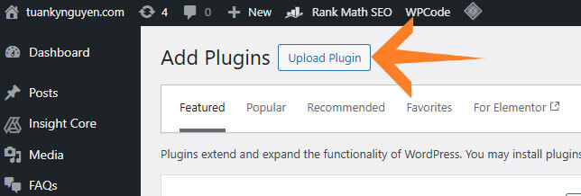 Hướng dẫn cài plugin WordPress 3