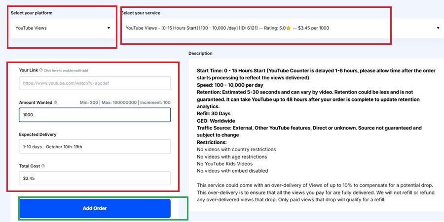 how to buy youtube views step 9