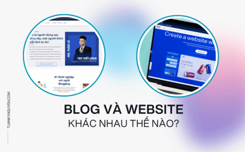 sự khác nhau giữa blog và website