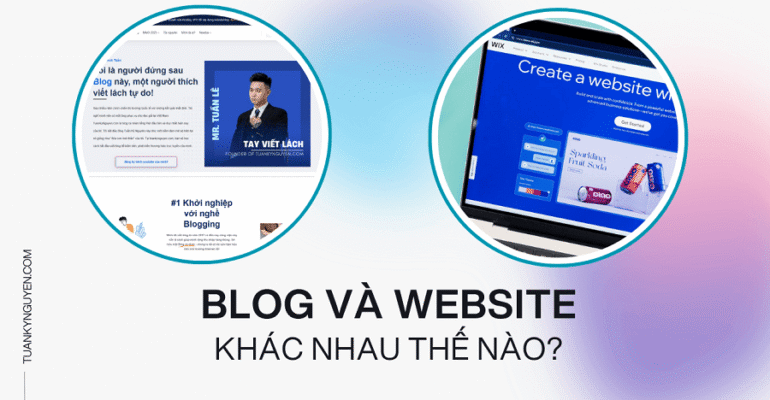 sự khác nhau giữa blog và website
