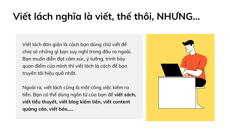 định nghĩa viết lách nghĩa là gì