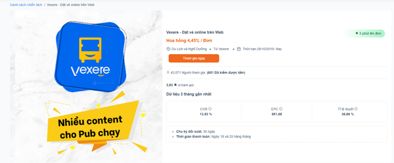 Cách tìm ngách từ Affiliate network